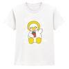 Duck Animals Kids T-Shirt Ducks Graphic Tee Cartoon Drink Playful Top