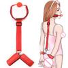 Bdsm Alternative Binding Handcuffs Sex Toy Sponge Handcuffs Adult Bandage with Breast Clip Binding Set Fetish Flirt Adult