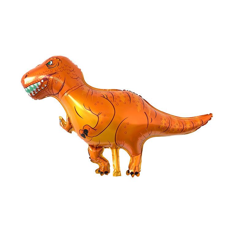 Spot Large Dinosaur Aluminum Film Balloon Tyrannosaurus Rex Neck Aluminum Foil Balloon Birthday Decoration Aluminum Film Balloon Set