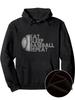 S Eat Sleep Baseball Repeat Hoodie - Cozy Blend Pullover with Pockets Stylish Long-Sleeve Graphic Sweatshirt for Casual Wear Every