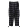 High-End Women's Plaid Hooded Jacket & High-Waisted Lantern Pants Set