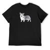 Aqua der Corgi Weihnachtsmannmütze T-Shirt Streetwear Kleidung Sweat Herren einfache T-Shirts