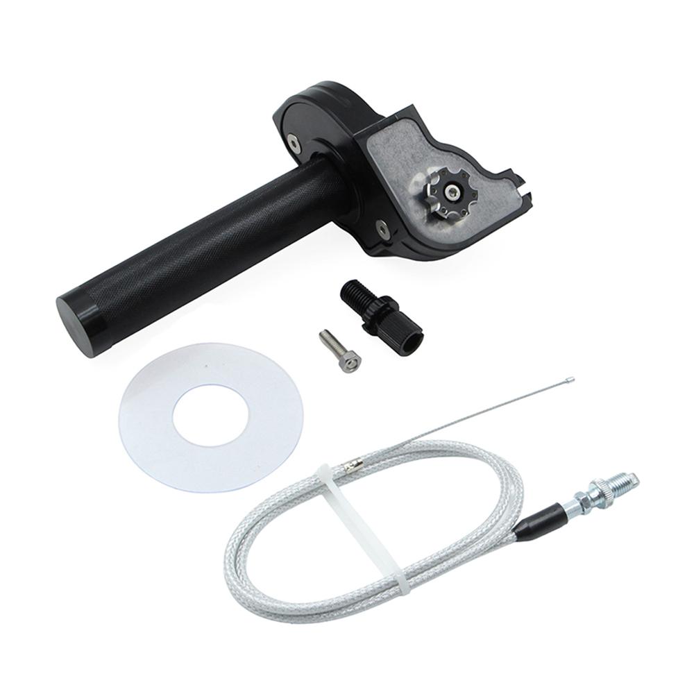Universal CNC Aluminum Accelerator Throttle Twist Grips Handlebars M10*1.5 For Dirt Pit Bike Moped Scooter Quad ATV Motorcycle