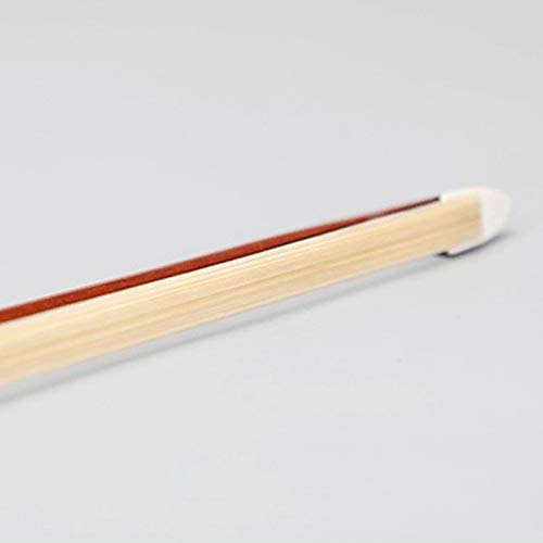 Plumflex Durable Black Octagonal Violin Bow for Kids, 4/4, Portable Learning and Practice Bow for Playing Instruments