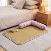 Summer Pet 5040 Cm - Breathable Natural for Dogs and Cats, Wicker Pet Bed Pad for Crate or Floor