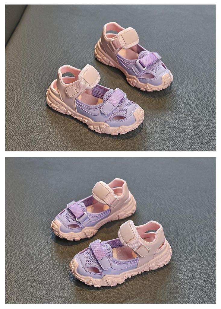 Sandales Couleurs Bonbon pour Enfants 2026: Nouvelles Chaussures de Sport Respirantes en Mesh pour Enfants