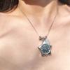 Trendy Four Leaf Symbol Necklace for Everyday Wear Stainless Steel Neckwear Jewelry Gift with Lucky Charm Design