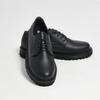Shufit Creeper 4-Hole Derby Shoes Matte Black Dress Shoes Sft-101