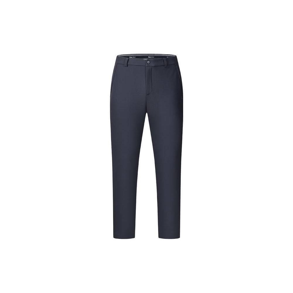FILA Golf Series Solid Color Elite Straight Leg Knit Casual Pants Men bottoms Legendary-Blue A11M415602F-NV