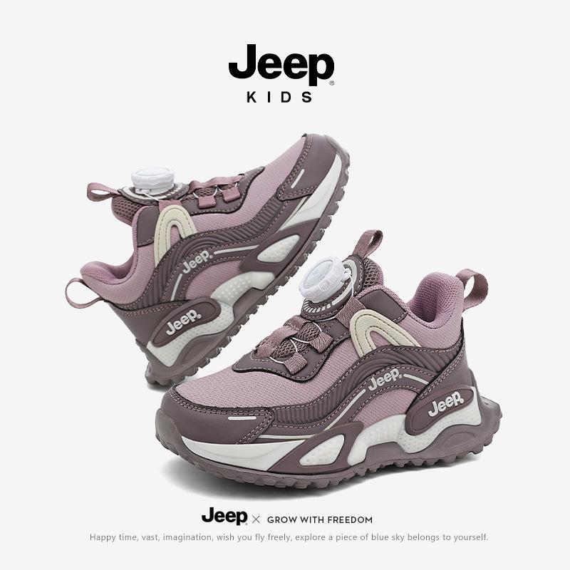 

Дитячі тренувальні черевики Jeep 2025 з флісовою підкладкою, німецькі: Осінь/Зима, Універсальні спортивні кросівки для дівчат 30