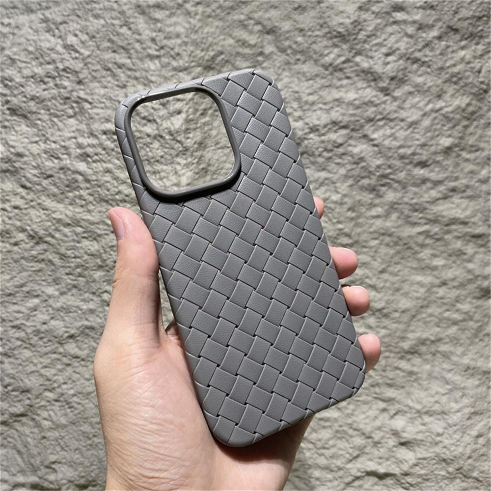 BV Woven Heat Dissipation Soft Silicon Shockproof Case For iPhone 16 15 14 13 12 11 Pro Max Plus Mini XR X XS 7 8 Bumper Cover