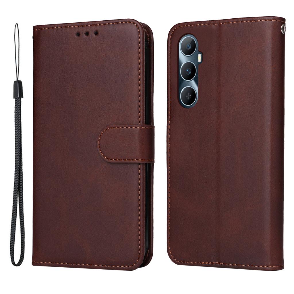 For Realme C65 4G Cell Phone Cases Magnetic Clasp   PU Leather Wallet Phone Stand Cover