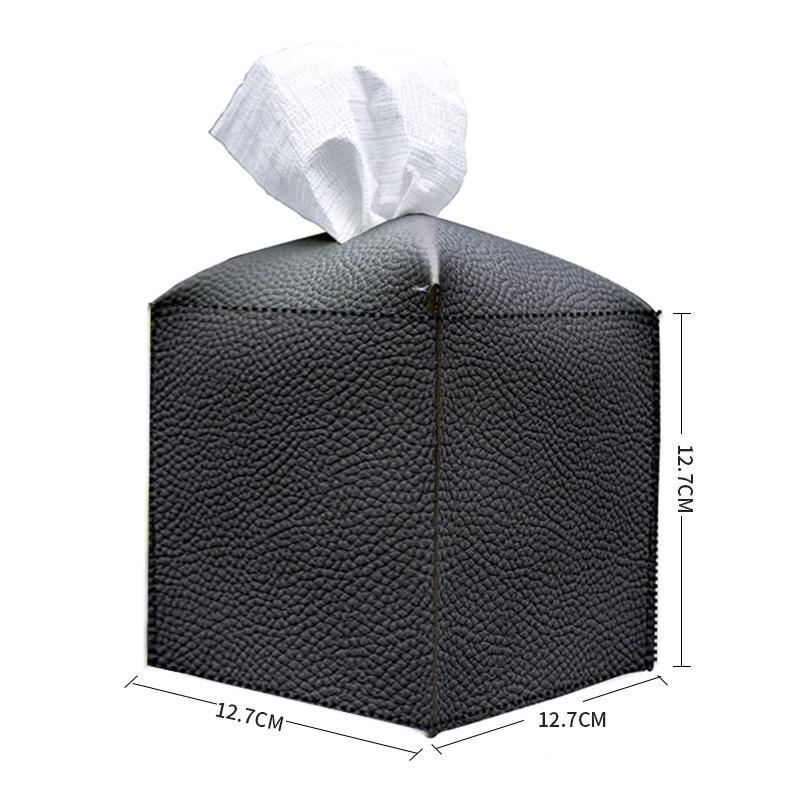 Leder Taschentuchbox Auto Büro Papierbox Koreanische Version Instagram Kreative Papiertüte Wohnzimmer Schlafzimmer Taschentuch Aufbewahrungsbox