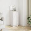 VidaXL White Buffet 31.5x34x75 Cm Solid Pine Wood