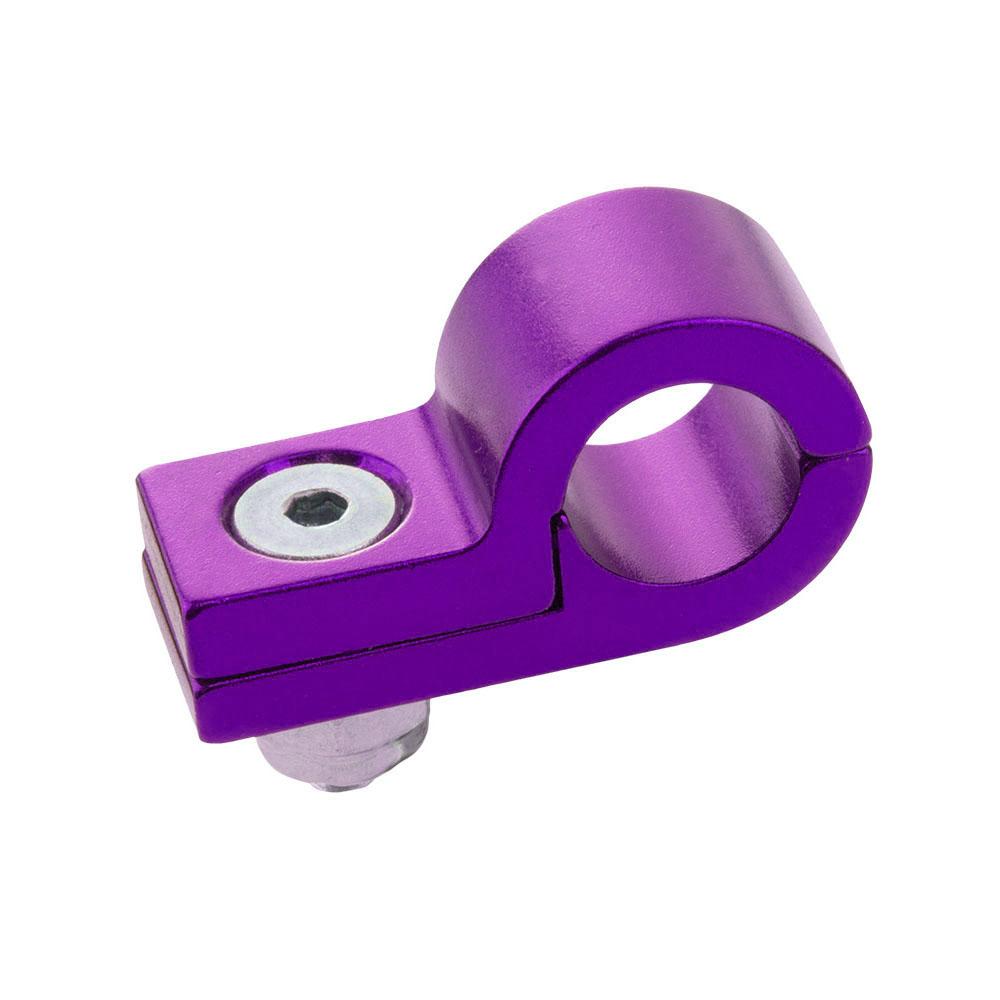 

2pcs/pack Billet Aluminum Line P Clamps Clips To Suit: I.D. 12.7MM 1/2 Tubing Line Autoparts Blue/Red/Black/Silver/Purple 05 05 Purple 12.7mm
