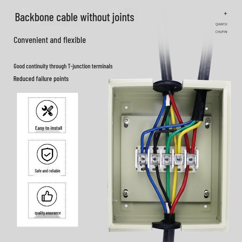 JXT1 Cable T-Connection Box, Copper Busbar – Model 50/35