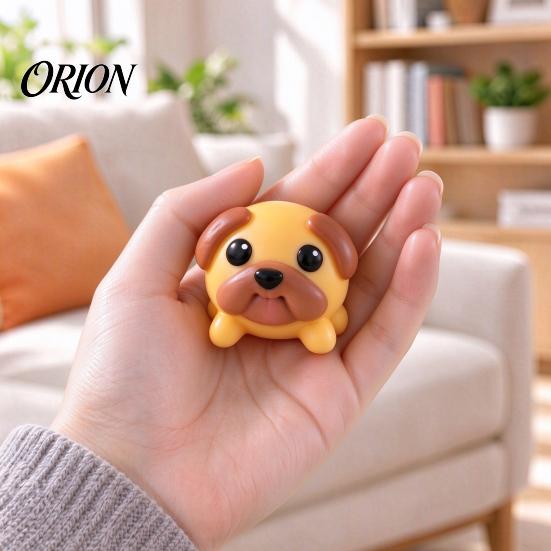Funny Tongue Out Puppy Tongue-Popping Pug Fidget Toy, Press & Pop-Out Squishy Soft Office Desk Accessories Squeeze Stress Relief Desktop Gift for Kids