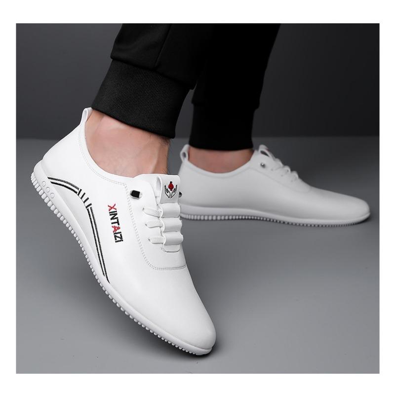 Herren Freizeitschuhe, Herren Sportschuhe, Lederschuhe mit weicher Sohle, Bequeme Herrenschuhe