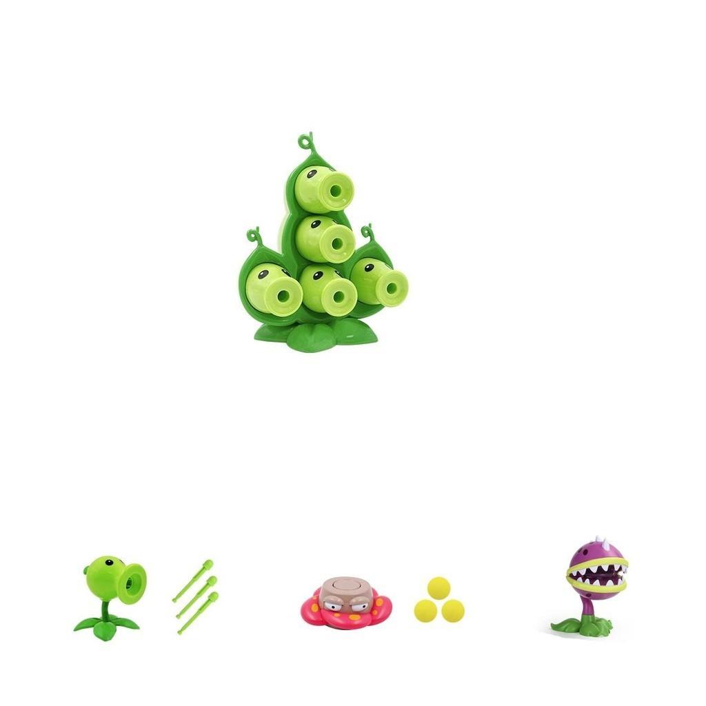 Plant Vs. Zombies Toy Set With Multiple Characters And Weaponry