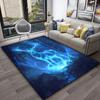 1 Piece Luminous Deer Pattern Carpet, Washable Patio Rug, Living Room/Bedroom/Patio/Garden/Courtyard, Fashionable Home Decor