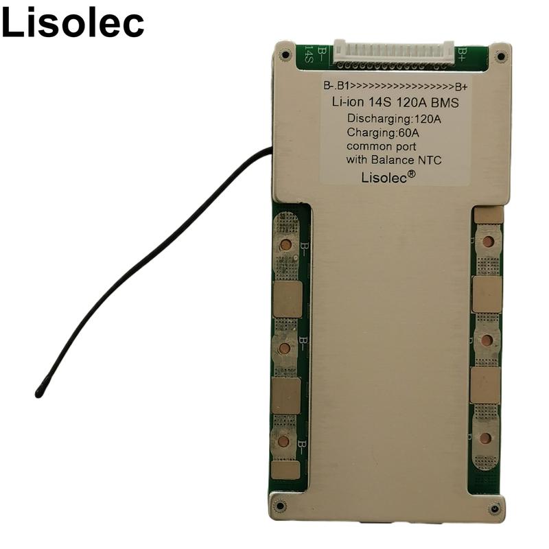 BMS 14S 100A with Balance Temperature Control 51.8V 18650 21700 Lithium Battery Protect Board for E-bike Scooter 120A To 20A