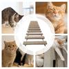 Échelle Murale pour Chat 40 Pouces Griffoir pour Chaton Structure d'Escalade pour Chat d'Intérieur Pour Parents d'Animaux Domestiques Entraîneurs Amoureux des Animaux Bureau
