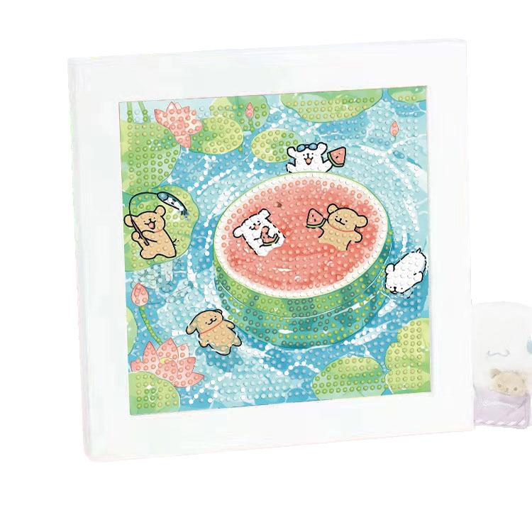 Diamond Painting Diy Children'S Handmade Sticker Lines Puppy Cartoon Decoration Sticker Painting