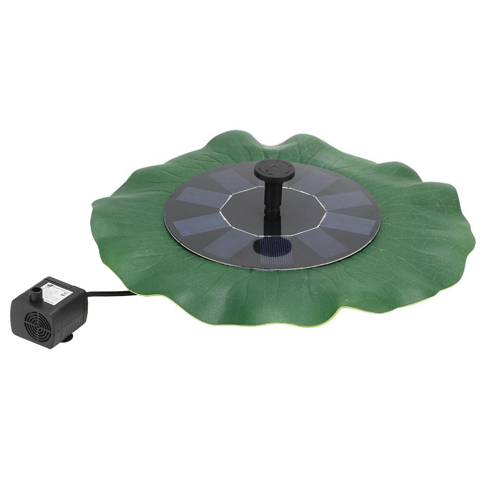 5V 1.6W Solar Water Fountain Pump Floating Landscape Fountain for Outdoor DecorationWith Lithium