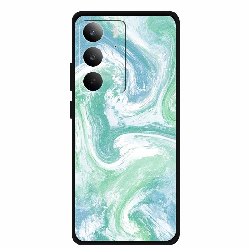 Cover per Realme C75 RMX3941 C75X 4G Posteriore Morbida in Silicone Colorata Lusso TPU Custodia Telefono C 75 Bumper Girly Gradiente Viola