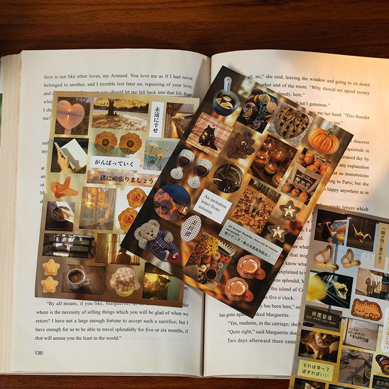 Sticker Book 20sheets/bag Japanese Die-Cut Stickers Scrapbooking Stationery DIY & Handbook Phone Case Notebook Decoration