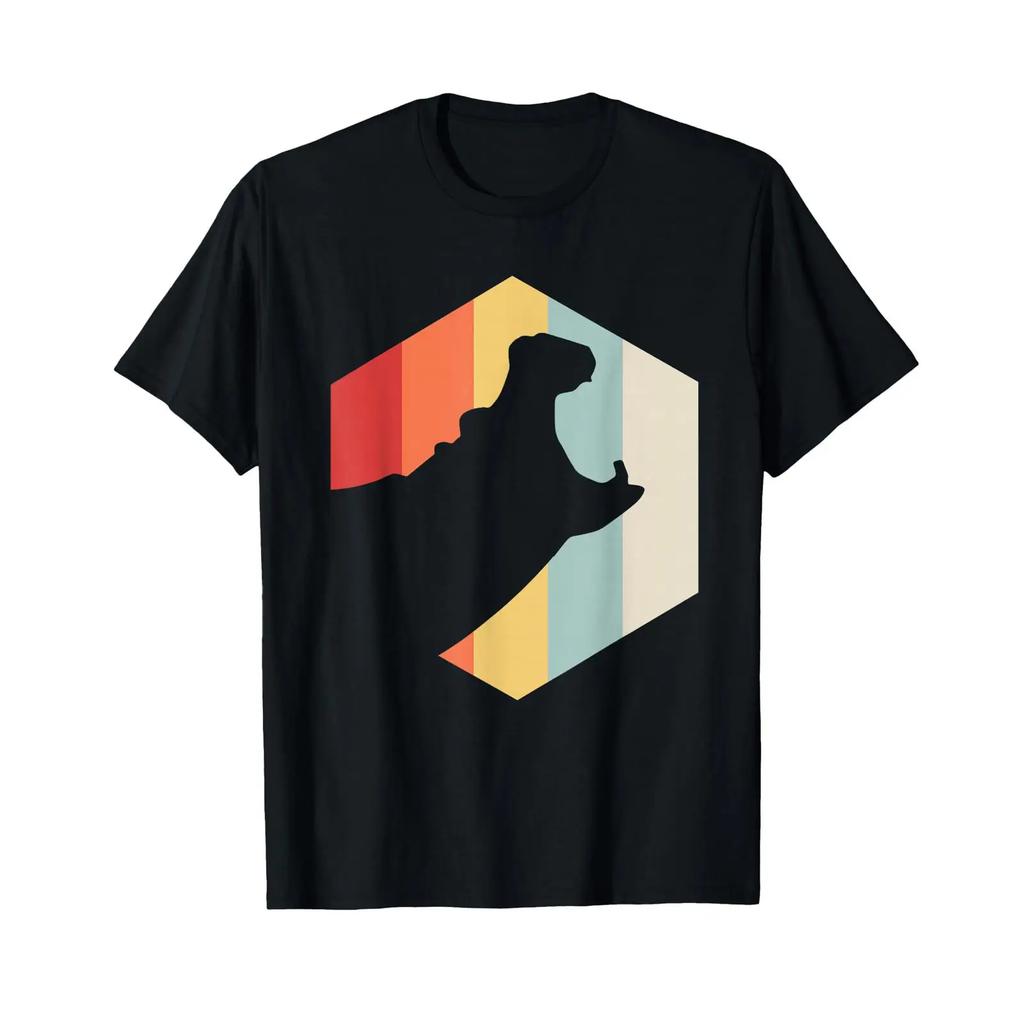 Hippo T Shirt Vintage Slightly Fashion Breathable Graphic Versatile Stretched Stylish Top For Everyday Wear Streetwear