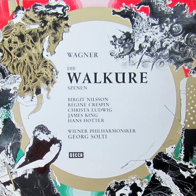 LP Record RICHARD WAGNER - WIENER PHILHARMONI - Die Walküre - Szenen SAD22038 Decca Germany Classical Used