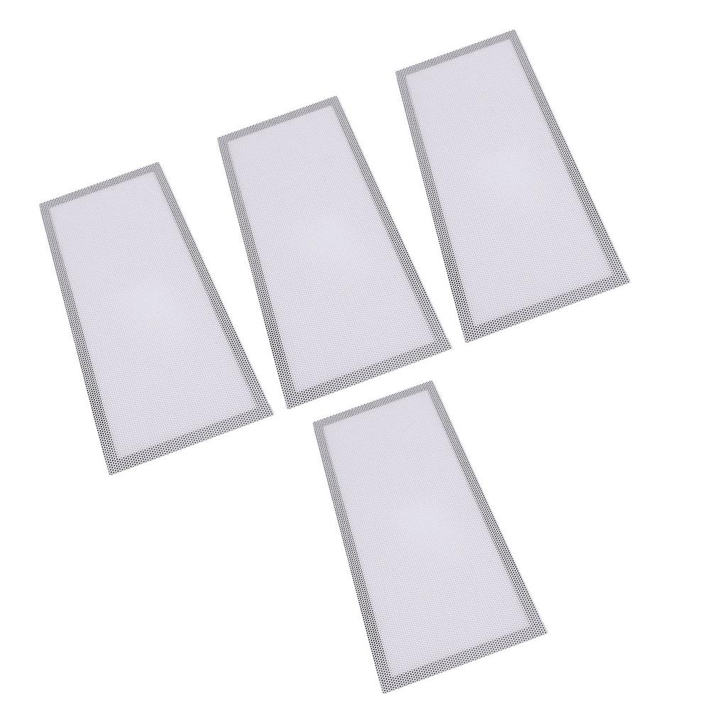 4 Stück Magnetische Bodenregister-Lüftungsgitterabdeckungen 5,5x12 Zoll Magnet PVC-Lüftungsgitternetz für Wand Decke Boden zum Auffangen von Schmutz Haaren