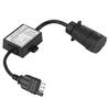 Fashion Trailer Connector Light Converter USA 4 Pin to EUR 7 Pin Adapter Stop/Brake Signal Separating Trailer Light Converter