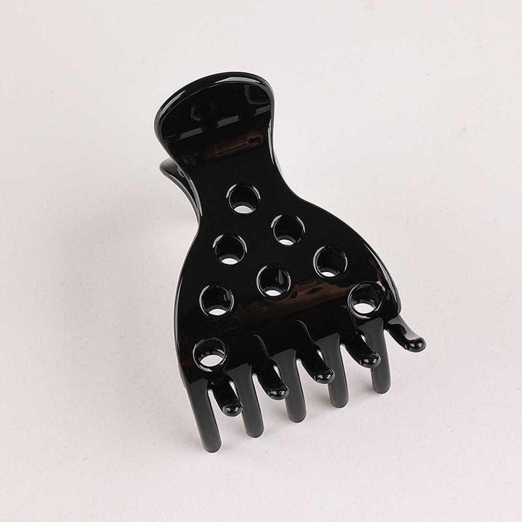 7 Pieces Resin Hair Claws For Women Vintage Design No Crease Clip Volume Boost Curly Hair Styling Accessories