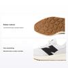 370 Sea Salt Black Cement Unisex Sneakers Cream U370CA