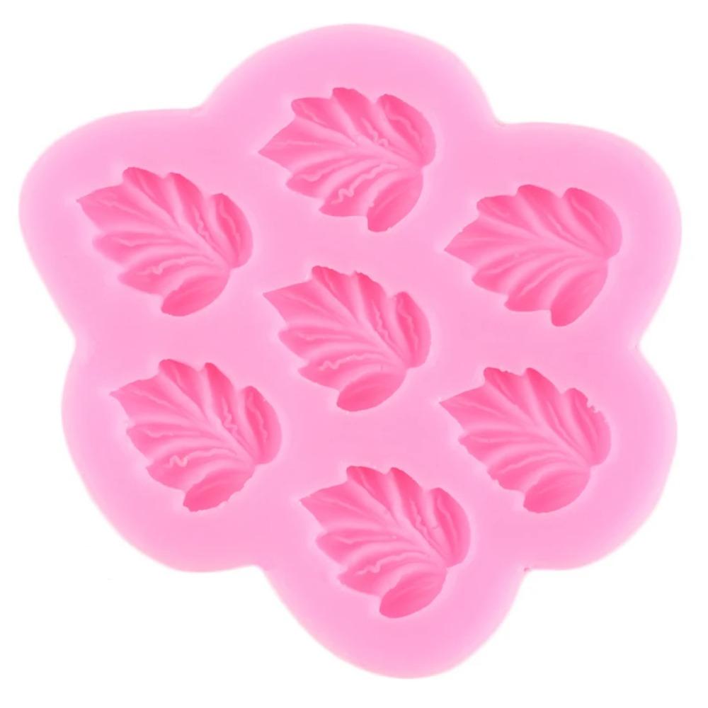 Tropical Leaf Ginkgo Biloba Leaf Palm Leaf Silicone Mould Maple Leaf Fondant Moulds Chocolate Candy Mould Cake Decoration Tools
