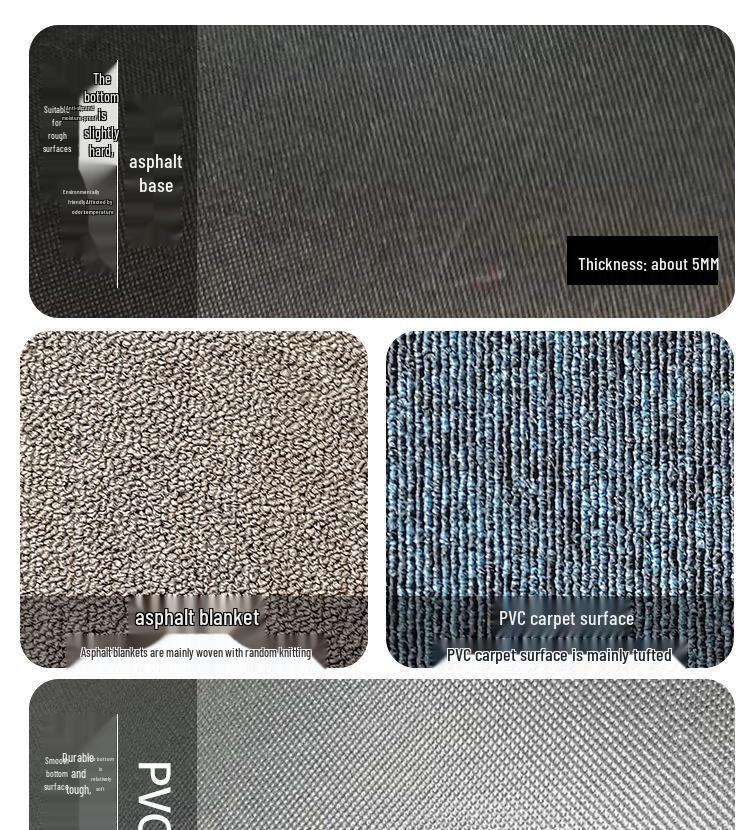 Interlocking Commercial Office and Hotel Carpet Tiles