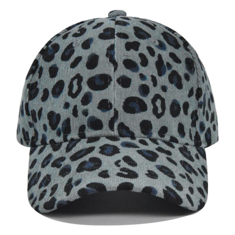 Trendy Unisex Leopard Print Baseball Cap, Stylish Round Top Hat for Outdoor Sun Protection Casual Lovers Ins Duckbill Cap