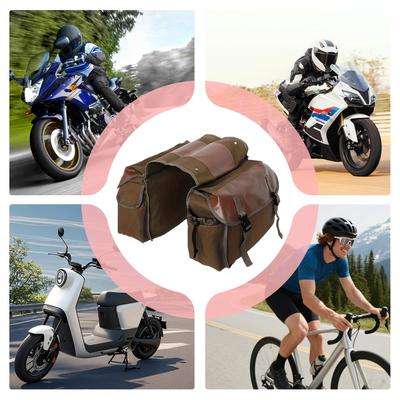 Borsa da Bicicletta Impermeabile Tela Borsa da Sella Borsa Attrezzi per Bicicletta per Moto Bicicletta Scooter Ciclismo Turismo Pendolarismo Viaggio Viaggio su Strada