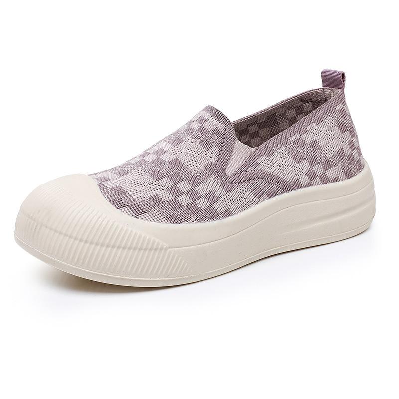 

Туфли Женские С мелким вырезом Повседневные Спортивные Удобные Дышащие Одинарные туфли Модные Универсальные Легкие Удобные Нескользящие Женские туфли 41 фиолетовый