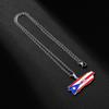 Versatile Puerto Rico Flag Pendant Necklace Puerto Rico Culture Necklace Fashion Jewelry Suitable for Various Occasion