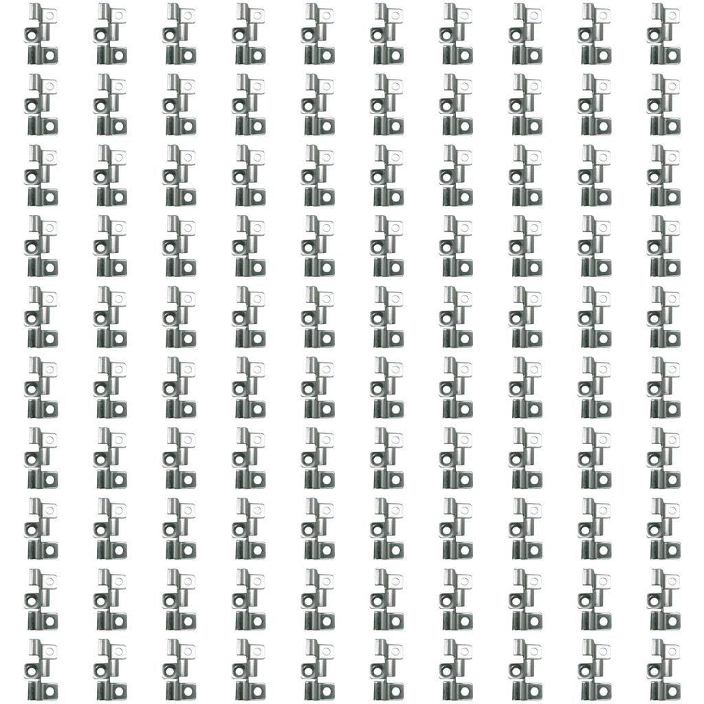 100pcs Decking Clip Stainless Steel Fastening Set for Composite Deck Boards With Hide T Clip and Sturdy Screws