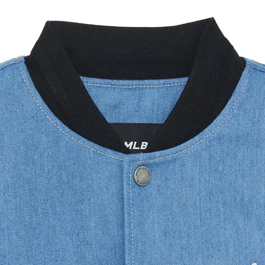 New MLB New York Yankees Denim Jackets Unisex Blue 3ADKR0134-50INS