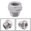 2× O2 oxygen sensor weld bung stainless steel M18mm 1.5mm to M12x1.25mm Adaptor