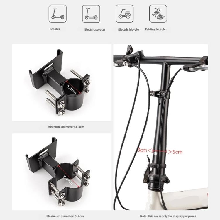 Bicycles Metal Basket Folding Bike Front Storage Basket Detachable Cycling Wire Basket for Electric Bike Kid Bike