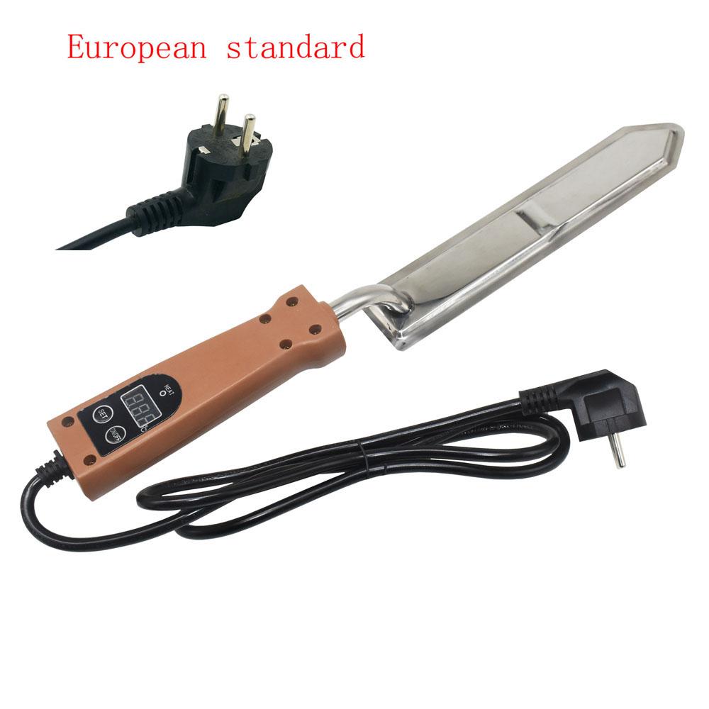 

1 шт., электрический нож для резки меда с контролем температуры, 220 В, 140-160 градусов Цельсия, инструменты для пчеловодства EU Plug