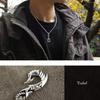 Gin no Tribal Fishhook Pendant Top not Sterling Silver 925 Necklace Head Fishing Fishing Hook [Shinjuku Kura] (Chain included) Men's