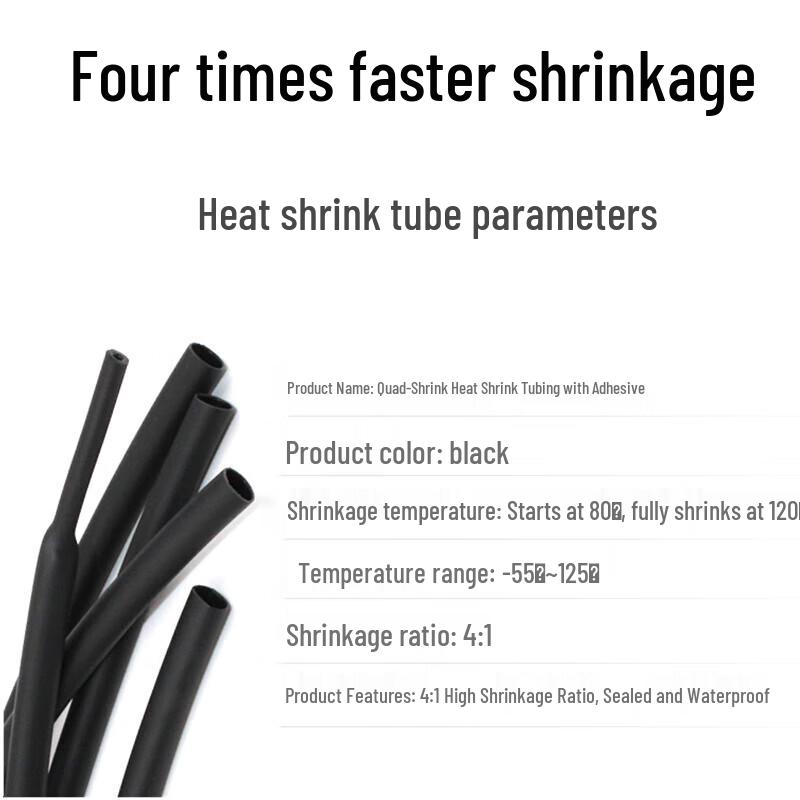 Xixun Adhesive Lined Dual Wall Heat Shrink Tubing