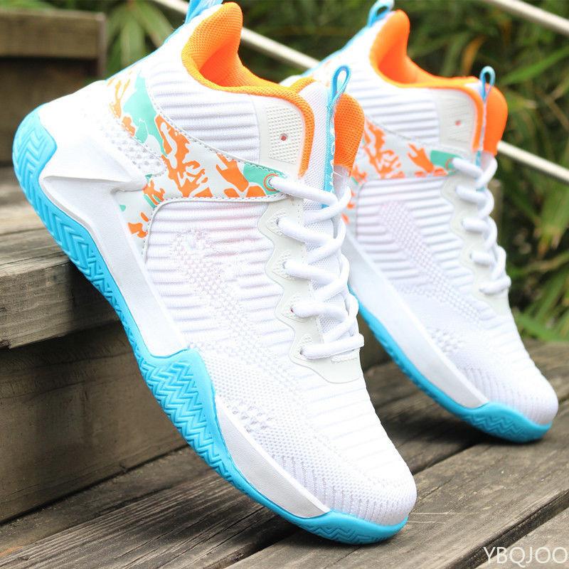 Men's Basketball Shoes New Lace Up Soft Soled Trendy Casual Design Sports Color Blocked Vulcanized Shoes Zapatillas De Deporte